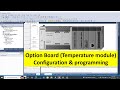 LS PLC Temperature Module Configuration &amp; Programming | Option Board Setup in XG5000