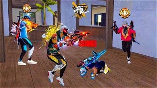 iPhone 8 Free Fire Handcam Full Map 3 Fingers Gameplay 🎮⚙️