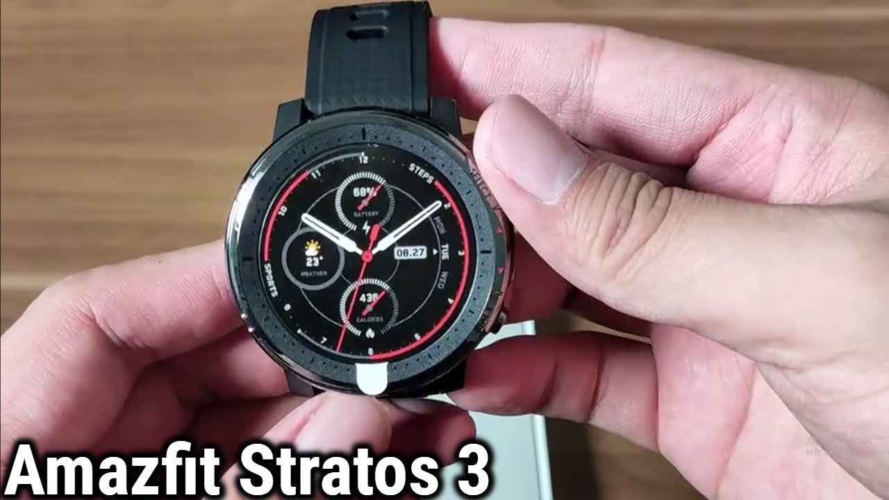 Eng] Huami Amazfit Stratos 3 Smartwatch Unboxing & Hands-on