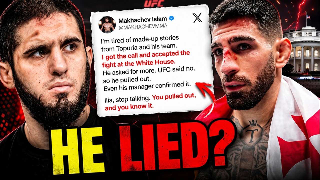 Something About Islam Makhachev's UFC White House Story DOES NOT Add Up…