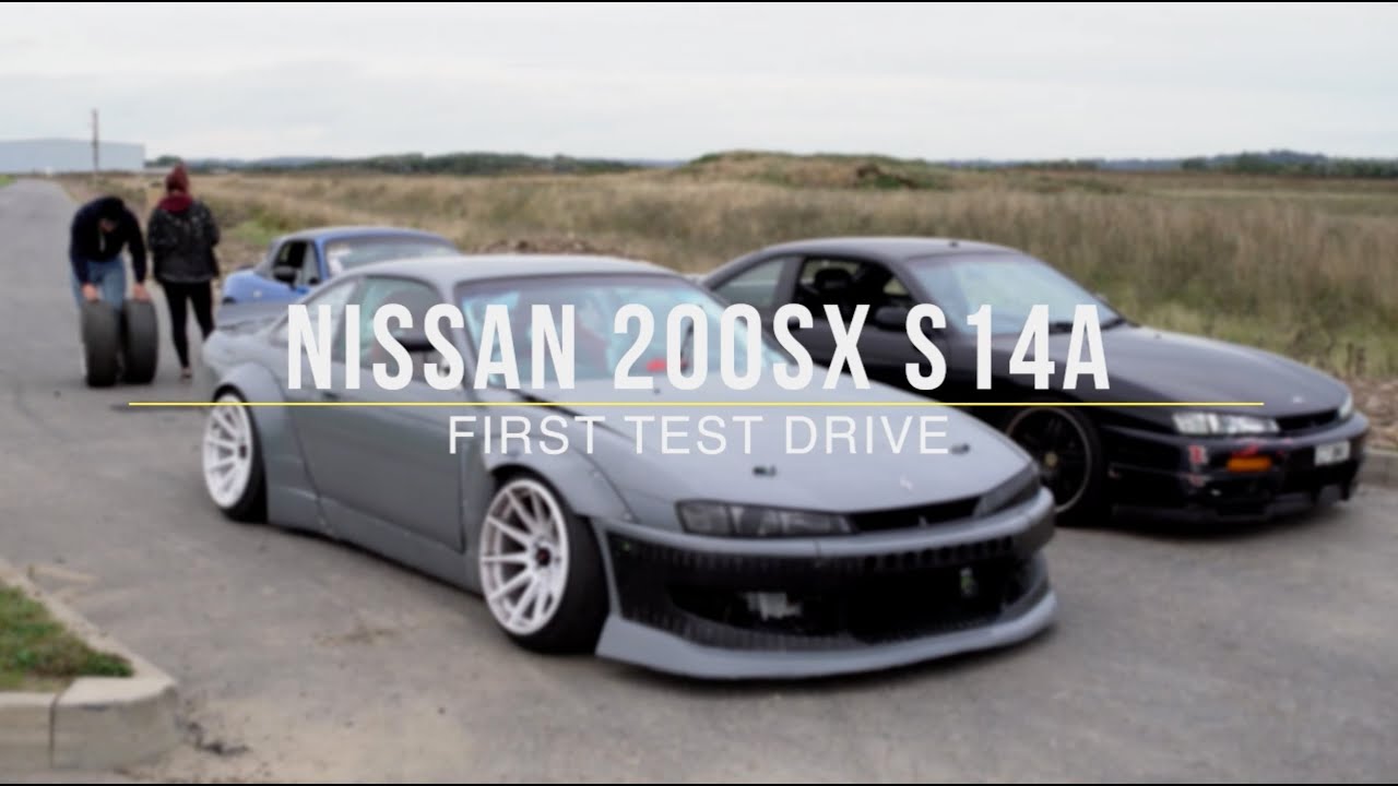 Nissan 200SX S14A Rocket Bunny - Private Street Test Drift