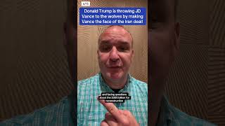 Donald Trump is making JD Vance the fall guy. #donaldtrump #trump