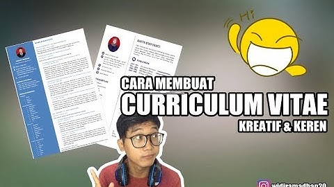 Cara membuat CV kreatif & keren ala desain web (Bootstrap)