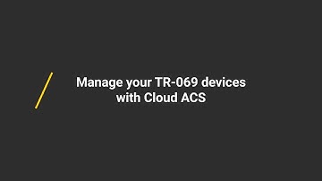 AVSystem Cloud ACS: Manage Your TR-069 devices