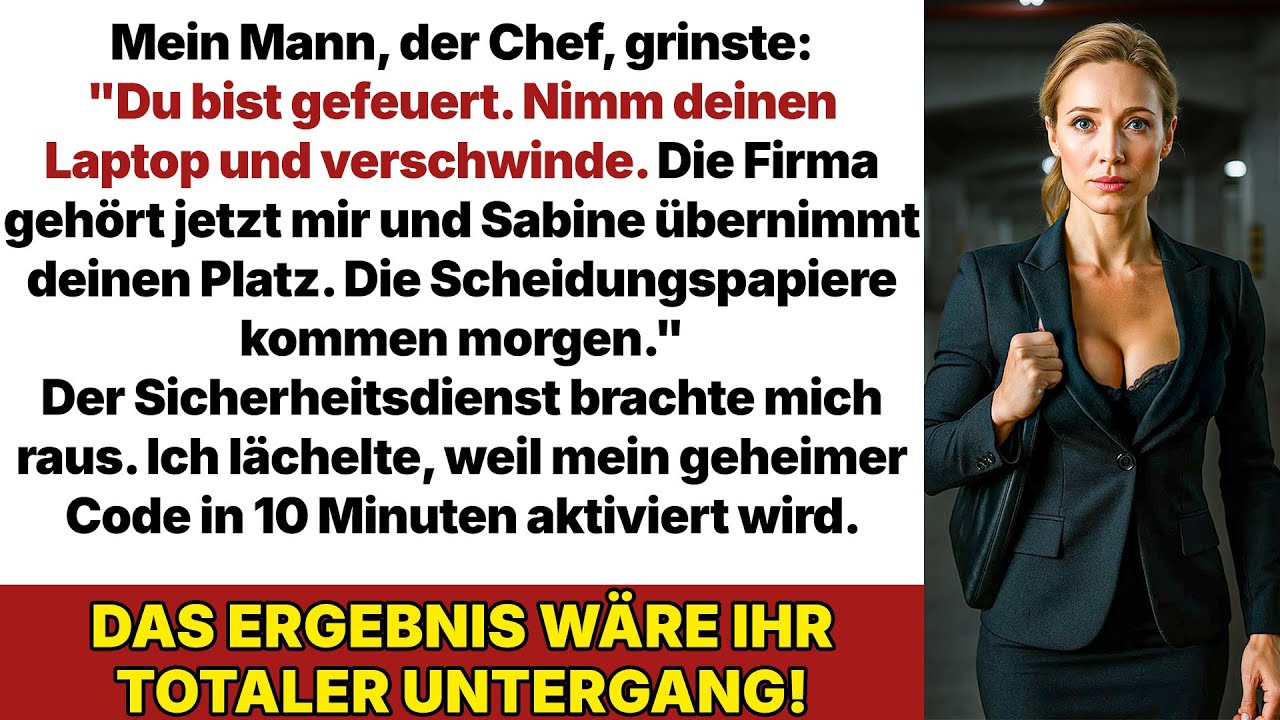 Mein Chef und Mann warf mich raus, aber mein Geheimcode zerstörte sein 8-Millionen-Euro Imperium