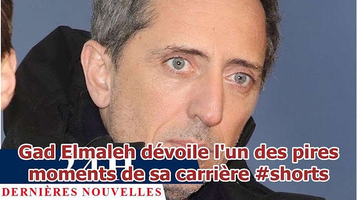 Gad Elmaleh dévoile l'un des pires moments de sa carrière #shorts
