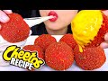 HOT CHEETOS MAC AND CHEESE BALLS RECIPE | ASMR Phan