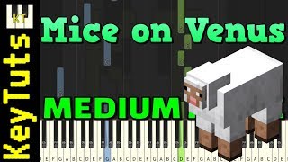 Mice on Venus from Minecraft - Medium Mode [Piano Tutorial] (Synthesia)