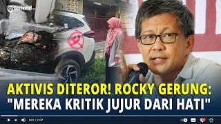 Aktivis Diteror! Rocky Gerung: \