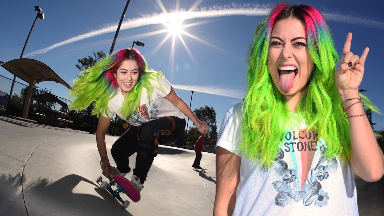 please cartoon PRO SNOWBOARDER LEARNS HOW TO SKATE A BANK!