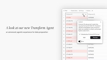 A look at our new Transform Agent
