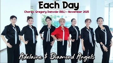 Each Day - Line Dance - Choreo:Gregory Danvoie (BEL) - November 2025