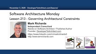 Lesson 213 - Governing Architectural Constraints Wealth