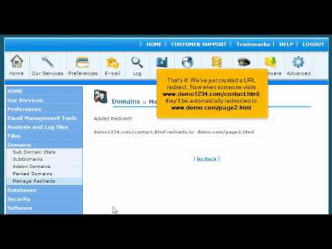 NextGen Web Hosting Tutorials: How to manage URL Redirects from cPanel