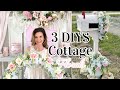 🌿🌸NEW!!! 3 DIY COTTAGE SPRING DECOR CRAFTS~FLORAL GARLANDS + MAILBOX 🌿 🌸Olivia's  Romantic Home DIY