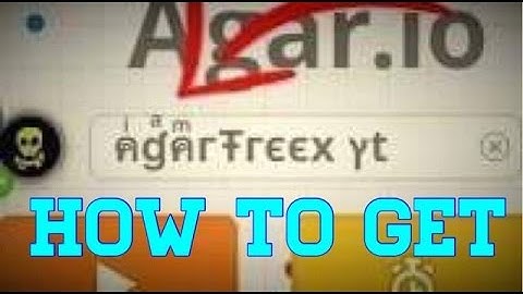 How to put small "iam" letters on top of your name agar.io!!