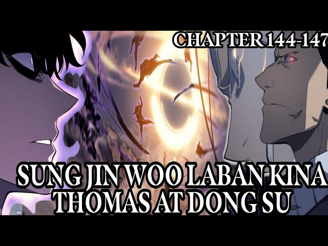 Sung Jin woo kontra kina Thomas at Dong-Su!! Solo Leveling Tagalog 144-147 class=