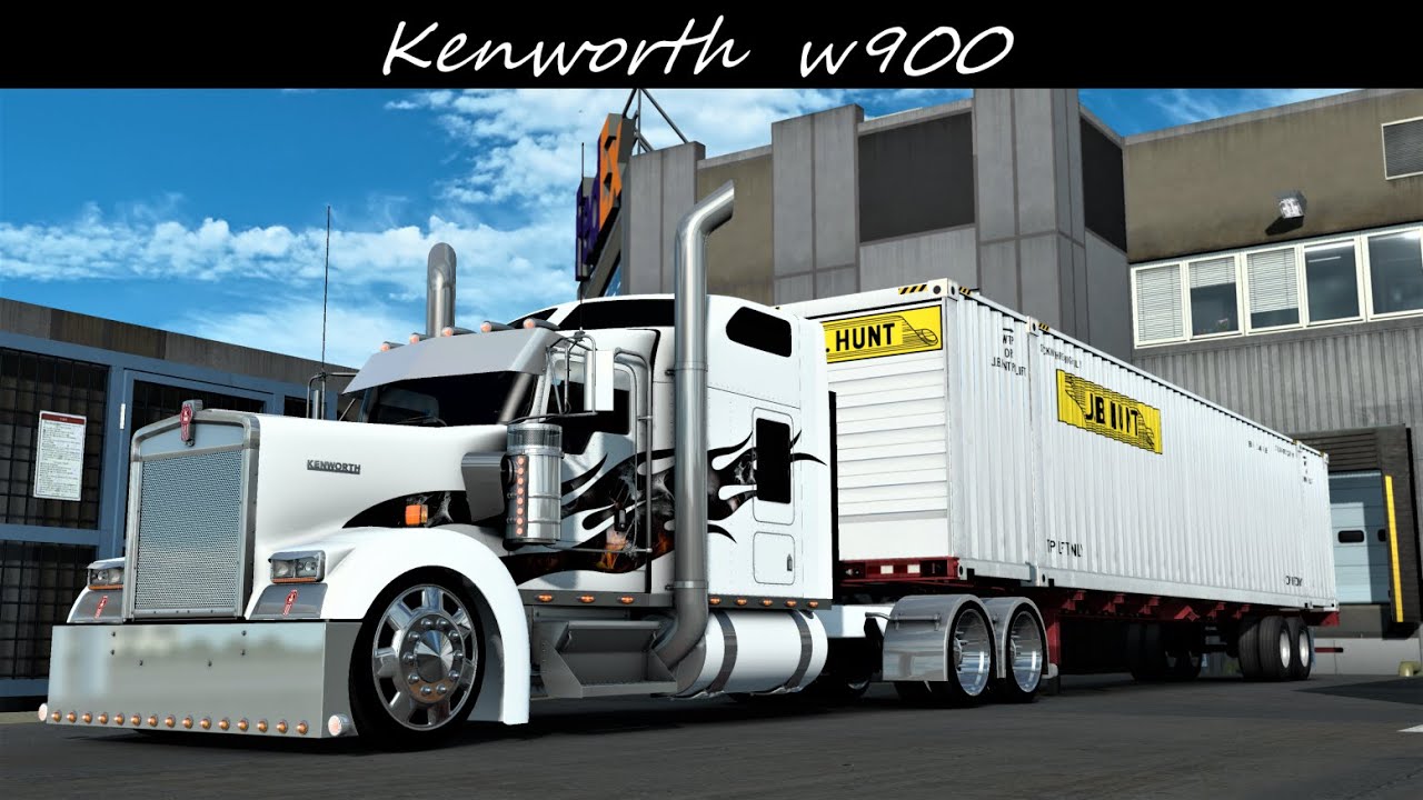 Jbx graphics 2. Kenworth w900 Highway Killer. ATS KW w900 Highway Killer. Kenworth w900 Heavy Haul.