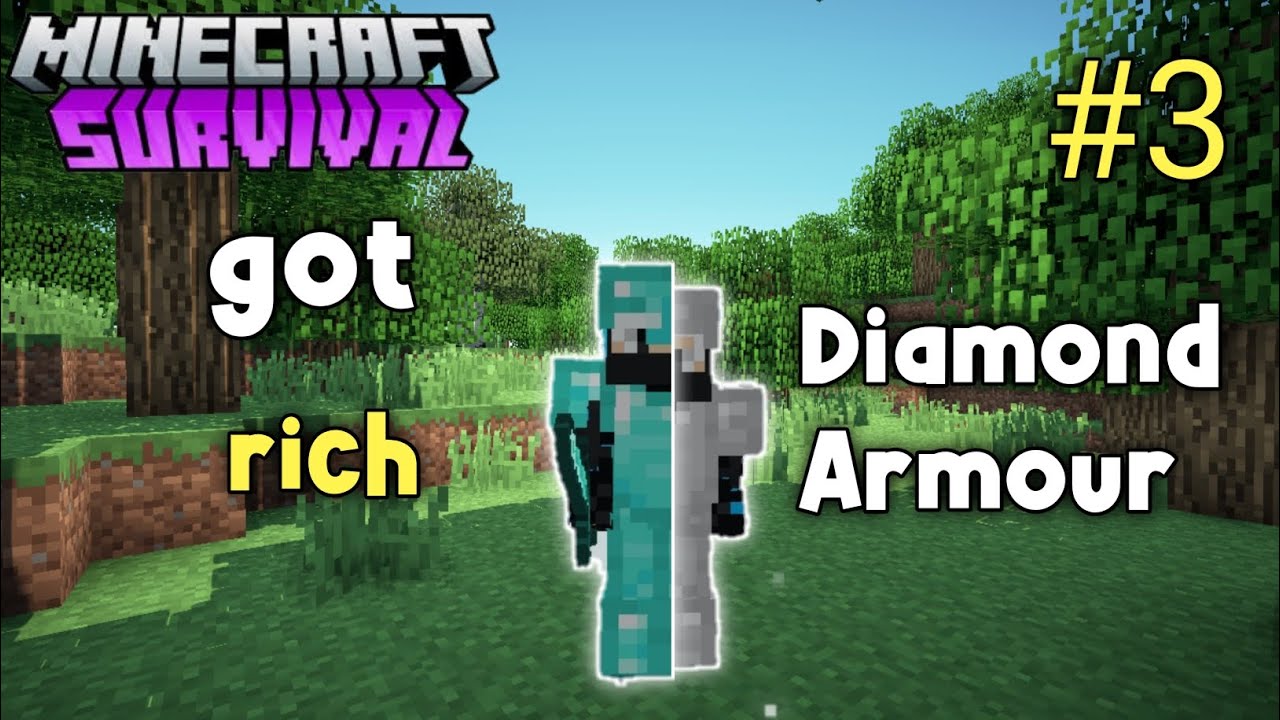 Minecraft Became A Rich Minecraft Survival Series Ep 3 - YouTube