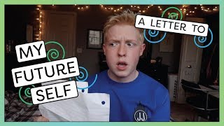 reading a letter i wrote to my future self.