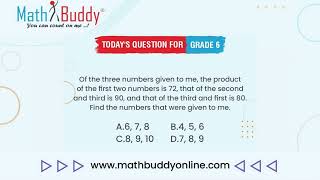 Math Practice Problem Grade 6 Question 307