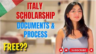 Italy Scholarship Explained 🇮🇹 | Documents You MUST Submit