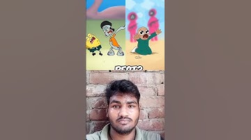 Spongebob speelt inktvisspel Dalgona Candy #spongebob #shorts #animatie #inktvisspel #trending #p...