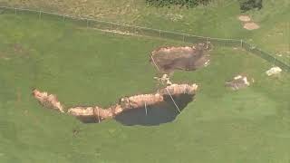 Sky 10 video shows 16 large depressions in Pasco County