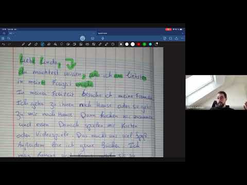 Freizeitaktivitäten - Correction paragraphe allemand BAC TN
