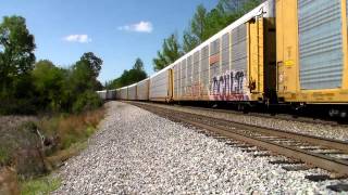 BNSF 1446 CSX 8029 leads NS 270 Henry Ellen 4 25 14