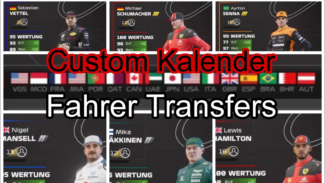Eigenen Kalender und Fahrertransfers mit Cheat Engine in F1 23! F1 23 Mods