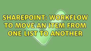 Sharepoint: Workflow to move an item from one list to another