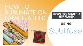 How To Sublimate Faux Leather | Sublimation For Beginners | StepbyStep Tutorial