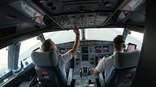 Airbus Cockpit Views | A319 | LGAV (ATH) - LKPR (PRG)