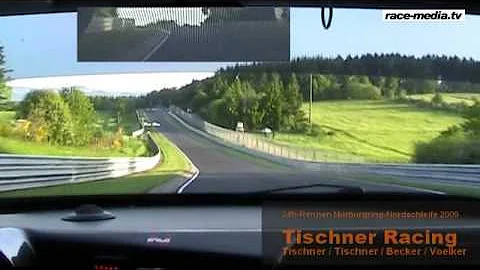 24h race nurburgring nordschleife 2009 tischner racing bmw m3 onboard video