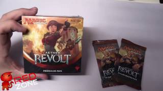 MTG - $100 Aether Revolt (AER) Prerelease Kit Opening and sealed deck build
