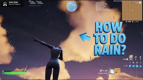 How to make rain? ┊ FORTNITE/UEFN 2025