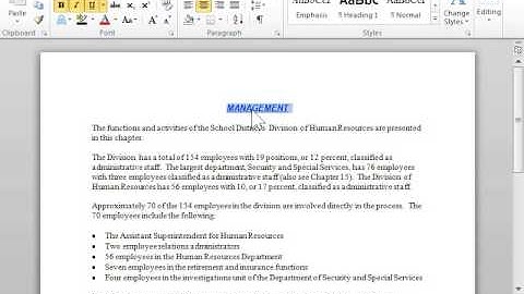 Remove a Hyperlink - Word 2010