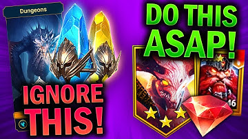 DO THIS ASAP as a Beginner in RAID! - Raid Shadow Legends F2P Series (NEW PLAYER TIPS)