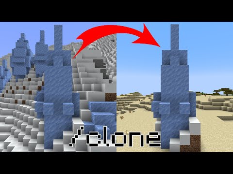La Commande /CLONE pour Copier des Structures ! Tuto Minecraft Complet