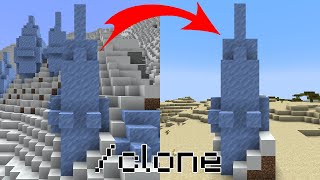 La Commande /CLONE pour Copier des Structures ! Tuto Minecraft Complet