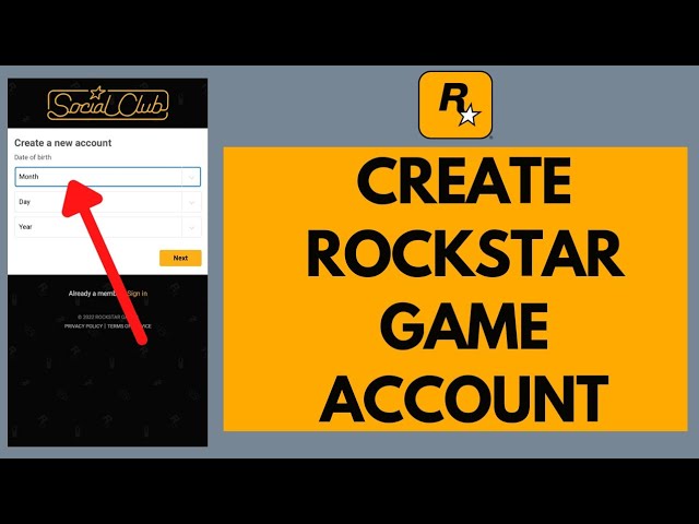 How to Create Rockstar Social Club Account ! 