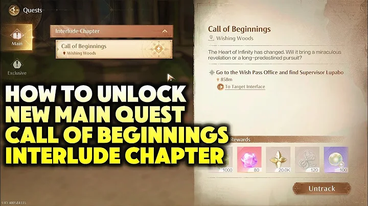 How to Unlock New Main Quest Call of Beginnings Interlude Chapter | Infinity Nikki