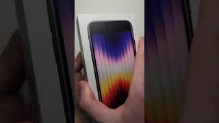 iPhone SE 3 (2022) Unboxing (MIDNIGHT) #Shorts