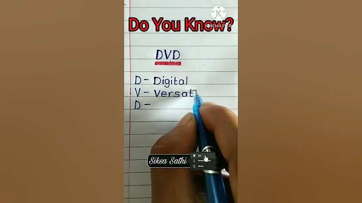 DVD full form | DVD | Full Form Of DVD | Siksa Sathi