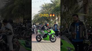😱😱 Kawasaki ninja zx6r green tora 🔥🔥 #shortviral #kawasaki #ninjasuperbike