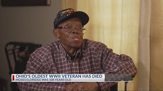 Columbus World War II veteran Moses Eldridge dies at 108