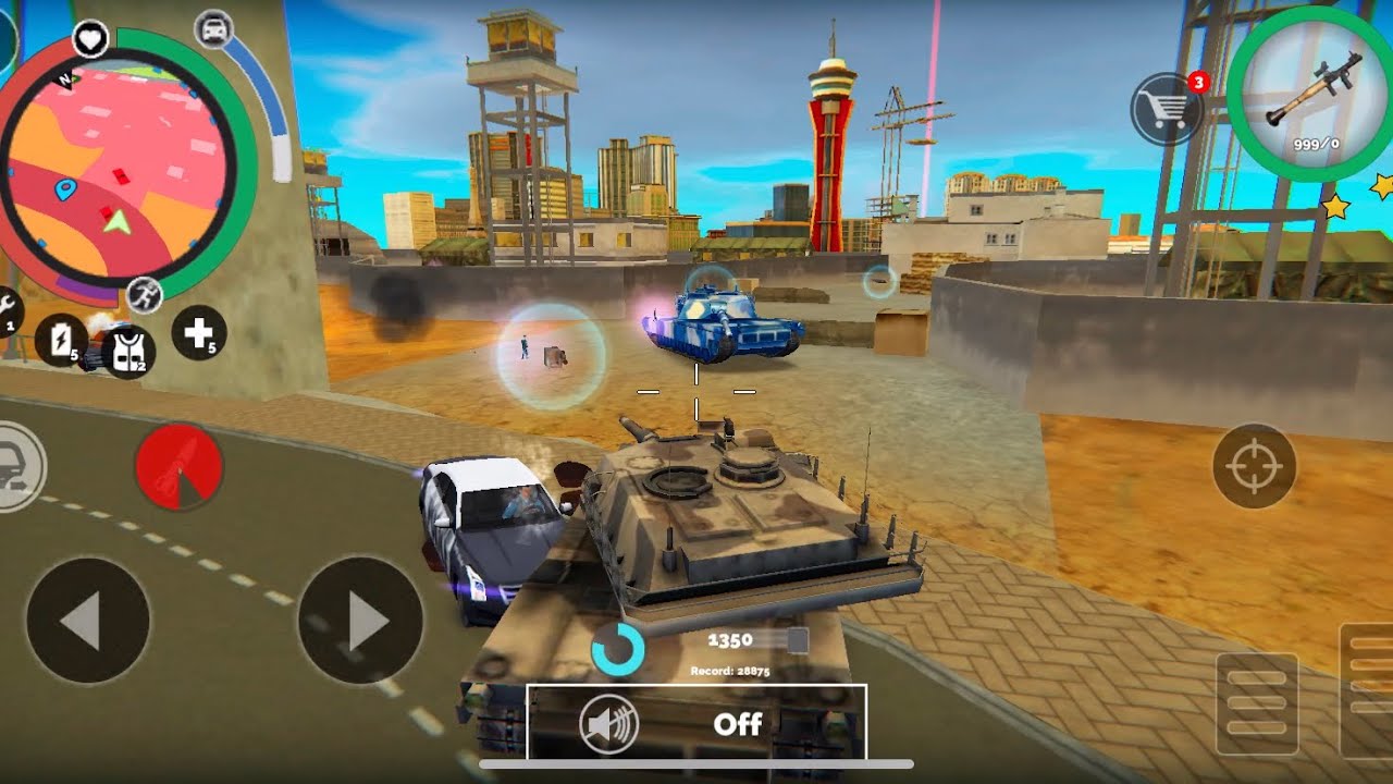 Tank vs. Tank, Vegas Crime Simulator YouTube