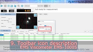 [9 of16] EMS-1000S EMS Visco software: Description of software menus & functions screenshot 2