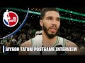Jayson Tatum after scoring 26 PTS in 4th QTR &amp; OT: ‘You live for those moments’ | NBA on ESPN